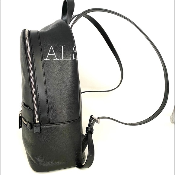 Michael Kors Kenly LG Leather Backpack Black - Picture 4 of 10